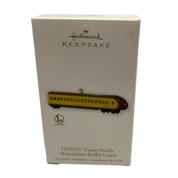 Hallmark Keepsake Lionel Union Pacific Streamliner Buffet Coach & Veranda Tender - Picture 7 of 11